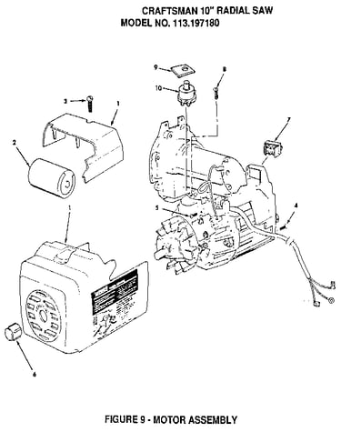 Figure 9 - motor assembly