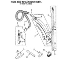 Kenmore 1162145590 hose and attachment diagram