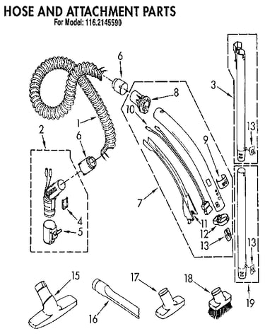 Hose and attachment