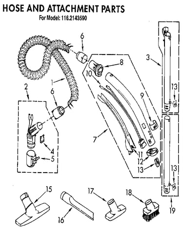 Hose and attachment