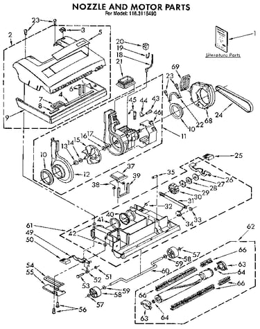 Nozzle and motor