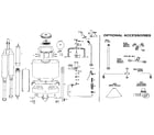 Burgess DB SMITH BACKPACK SPRAYER optional accessories diagram