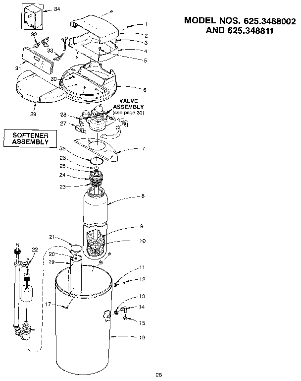 Softener assembly