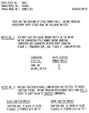 Model notes