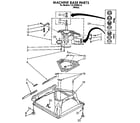 Kenmore 11092060110 machine base diagram