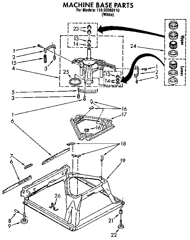 Machine base