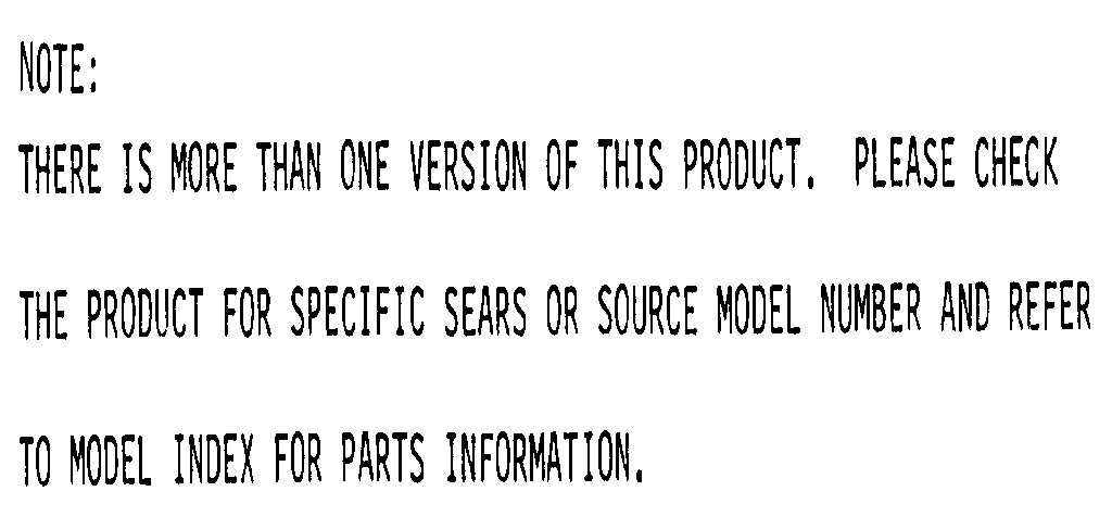 Model notes