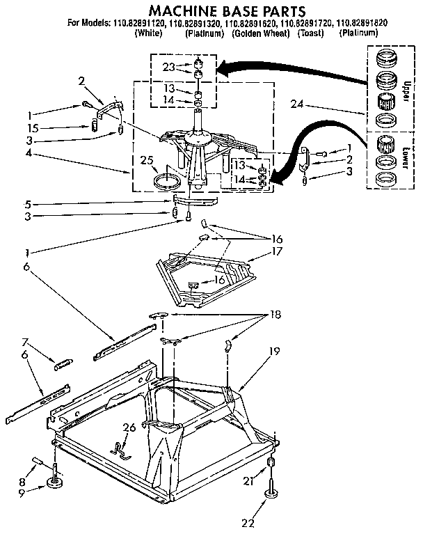 Machine base