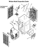 Window model evaporative cooler