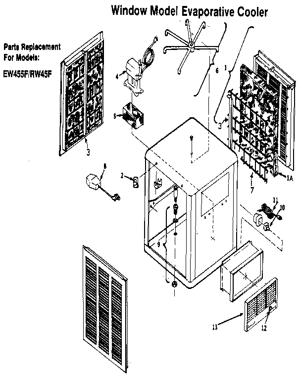 Window model evaporative cooler
