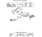 Adobe Aire EW455F/RW45F motors and associated parts diagram