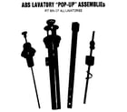 Pop-Up Parts LAVATORY abs lavatory "pop-up" assemblies diagram