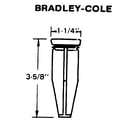 Pop-Up Parts LAVATORY bradley-cole diagram