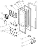 Refrigerator door