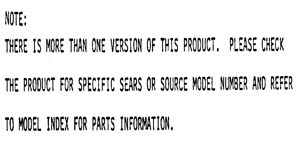 Model notes