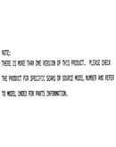 Model notes