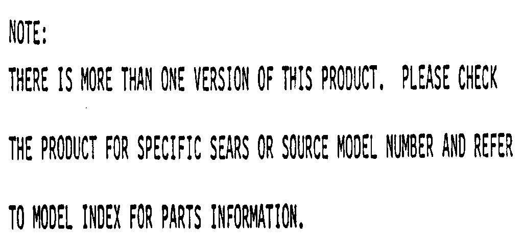 Model notes