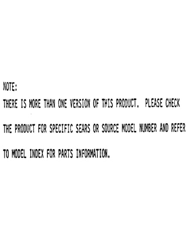 Model notes