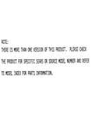 Model notes