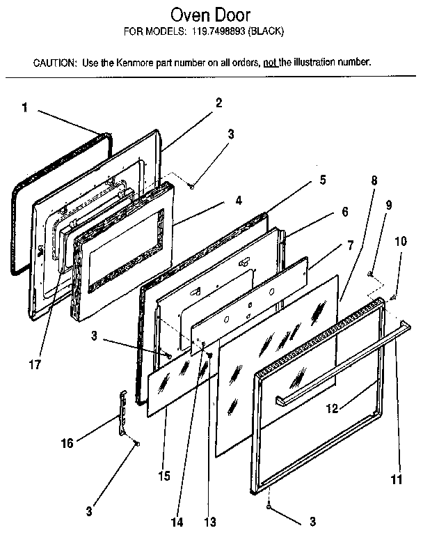 OVEN DOOR