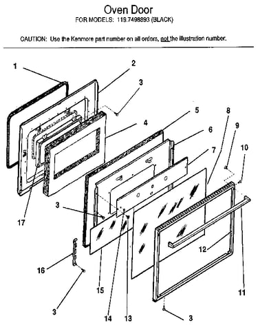 Oven door