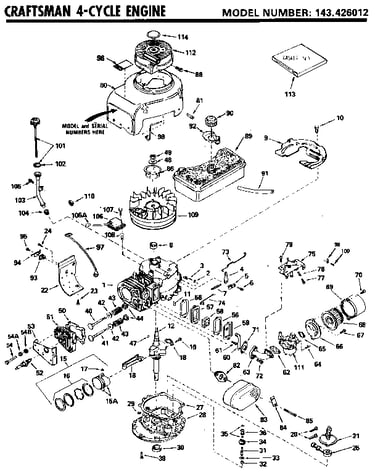 Craftsman 4-cycle engine