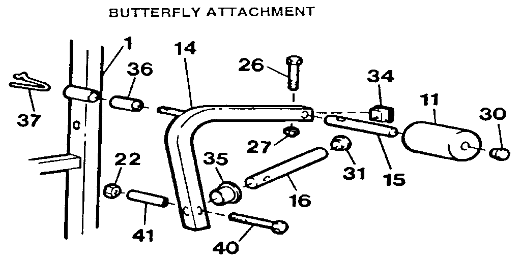 Butterfly attachment
