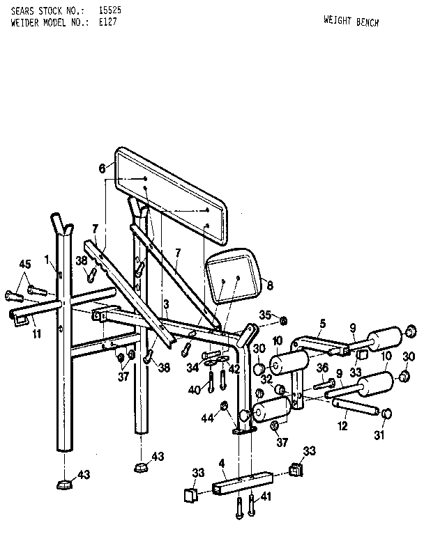 Weight bench