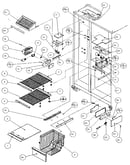 Freezer shelving & refrigerator light