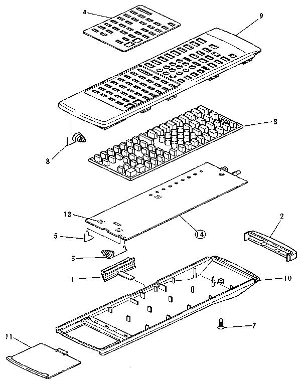Remote control unit (cu - vsx032)