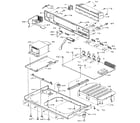 Fisher RS-9115 cabinet & chassis exploded view (2) diagram