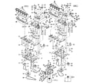 Sharp SG-R300 internal replacement parts diagram