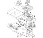 Sharp SG-R300 turntable assembly diagram