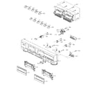 Fisher CR-W9115/9005 cabinet & chassis exploded view (2) diagram