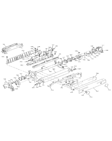 Upper fushing roller assembly