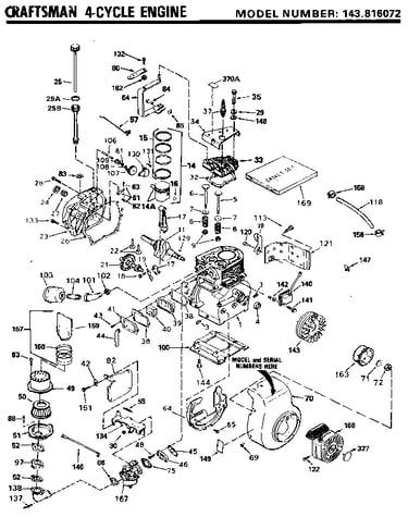 Craftsman 4-cycle engine