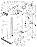Refrigerator, freezer controls & cabinet