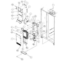 Amana 36548-P1121703W evaporator & air handling diagram