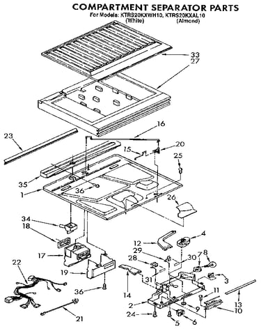 Compartment separator