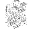 KitchenAid KTRS20KXAL10 shelf diagram