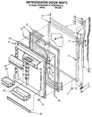 Refrigerator door