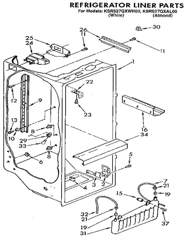 Refrigerator liner