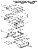 Refrigerator shelf