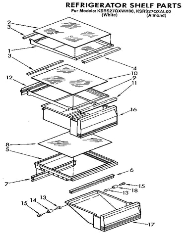 Refrigerator shelf