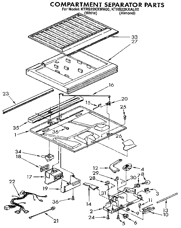 Compartment separator