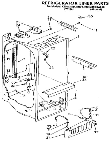Refrigerator liner