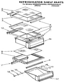 Refrigerator shelf