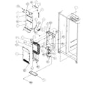 Amana 36761-P1135801W evaporator and air handling diagram