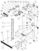 Refrigerator, freezer controls, & cabinet