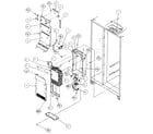 Amana 36768-P1135804W evaporator & air handling diagram